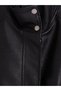 Esvab • Modern & Distinctive Stand Collar Women's Leather Look Jacket - 7