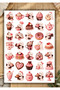 280 Pieces Halloween Pink Sticker Book 8 Sheets A5, Agenda Journal Scrapbook Planner Stb00004 - 4