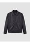 Esvab • Modern & Distinctive Standard Fit Men's Leather Look Coat - 6
