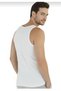 Özten Men's Bamboo Undershirt 6-Piece Pack with Straps Soft Breathable Comfortable Daily Underwear Undershirt Set - 3