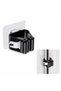 EasyHang Clear - Self-Adhesive Hook, Secure Fixing, Solid Construction, Versatile, Protects Surfaces, Suitable for Kitchen/Cleaning Accessories, Efficient Organization, Black