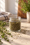 Set of 6 210 Cc Glass Food Jars, Yogurt Jam Spice Jar with Metal Lid - 2