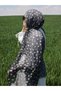 Aya Kraş Bambi Shawl - Gray & Anthracite - 2