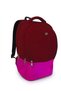 School Backpack Two-Color 3 Compartments 8573 Claret Red