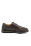 Genuine Leather Laced Brown Color Non-Slip Sole Men's Casual Shoes - 5