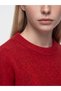 Ozmarka New Season Red Crew Neck Women's Knitwear Sweater - 3
