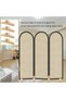 4-Pack Folding Room Divider Stand Kit - Universal Partition Screen Holder Feet with Hardware, Solid - 6