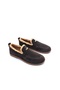 Genuine Suede Leather Brown Women's Casual Loafer Shoes with Plush Fur Inside
