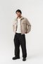 Kashlock Collared Cashmere Fabric Zipper Snap Closure Pocket Detailed Men's Coat - 2