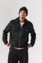 Kashlock Collared Cashmere Fabric Zipper Snap Closure Pocket Detailed Men's Coat - 3
