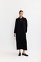 Women's Wide Slit Tie-Detail Mercerized Knitwear Dress - 2