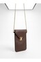 Women's Chain Strap Two-Compartment Phone Bag Lockable Mini Crossbody Bag - 6