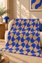 Groovy Waves Geometric Pattern Multi-Purpose Fleece Blanket & Coverlet - 2