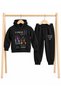 Lamine Yamal Printed 3 Threaded Yarn Hooded Children's Tracksuit Set