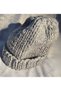 Hand-knitted hat with decorative cuff - 5