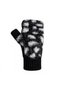 Women's Plush Faux Fur Leopard Pattern Cut-Out Finger Gloves - 5