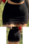 Mini Skirt Short Skirt Women's Mini Tight Skirt Ruched Mini Skirt - 3