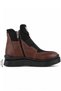 Moskova Series Women's Brown Elastic Band Thick Sole Casual Boots - 7