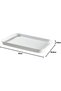 ,Essentials,Kitchen Serving tray,43CM,White Color - 4