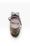 Girl's Glittery Stoned Bowknot Ballerina Flats - 3