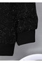 Galaxy Sim Detailed Zippered Cardigan Black - 2