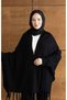 Women's Tasseled Flowy Poncho - 4