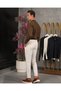 Cotton Lycra Thin Ribbed Collar Buttoned Slim Fit Knitwear Sweater - 5