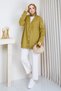 Women's Square Patterned Knit Cardigan - 3