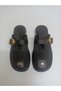 Black Lux Suede Sebo Slippers - 2
