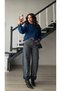 Saks Blue Thessaloniki Knitted Soft Sweater - 5
