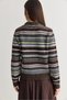 Women's Bitter Brown Ethnic Patterned Crew Neck Knitwear Sweater 5152 60286710 - 7