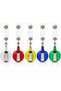 80 Pieces Yoyo Card Holder Colorful Name Card Holder () Glbl-Stl57839