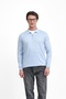 Polo Collar Sweater with Zipper Detail - 2