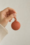 Set of 6 Christmas Tree Balls with Gift Box - Geometric Patterned Christmas Ornament Red Green White 5 cm - 6
