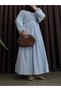 Voile Pile Dress - Baby Blue