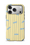 Compatible with iPhone 17 Pro Max - Striped Fishes, Double Layer Cover, Glossy Surface Protective Case