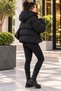 Side Pocket Zippered Winter Coat - 3