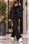 Side Pocket Zippered Winter Coat - 5