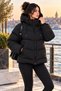 Side Pocket Zippered Winter Coat