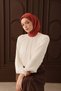 Velora Scarf Abstract Brush Cherry Blossom