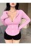 Vexa Zippered Sports Cardigan Pink - 3