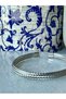 Men's Wicker Silver Handcuff Steel Bracelet