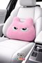 Plush Waist and Back Support Pillow – Black and Pink Color Options, Suitable for Gaming Chair, Office Chair, Home and Car Use, Gift for Loved Ones - 3
