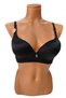 B Cup Micro Fabric Supported Plus Size Gathering Women's Bra - 4