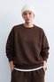 Women's Crew Neck Sweatshirt - Bitter Brown
