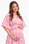Shirt Collar, Gipeli Waist Detail, Maternity Dress - 4