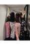 Hello Kitty Patterned Soft Plush Pajama Bottoms White - 2