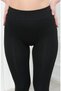Plush Inside, Soft, Non-Sweating Wool and Flexible Black Thermal Leggings XL - 6