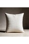Rovella Patterned Premium Faux Leather Filled Throw Pillow - 3