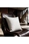 Rovella Patterned Premium Faux Leather Filled Throw Pillow